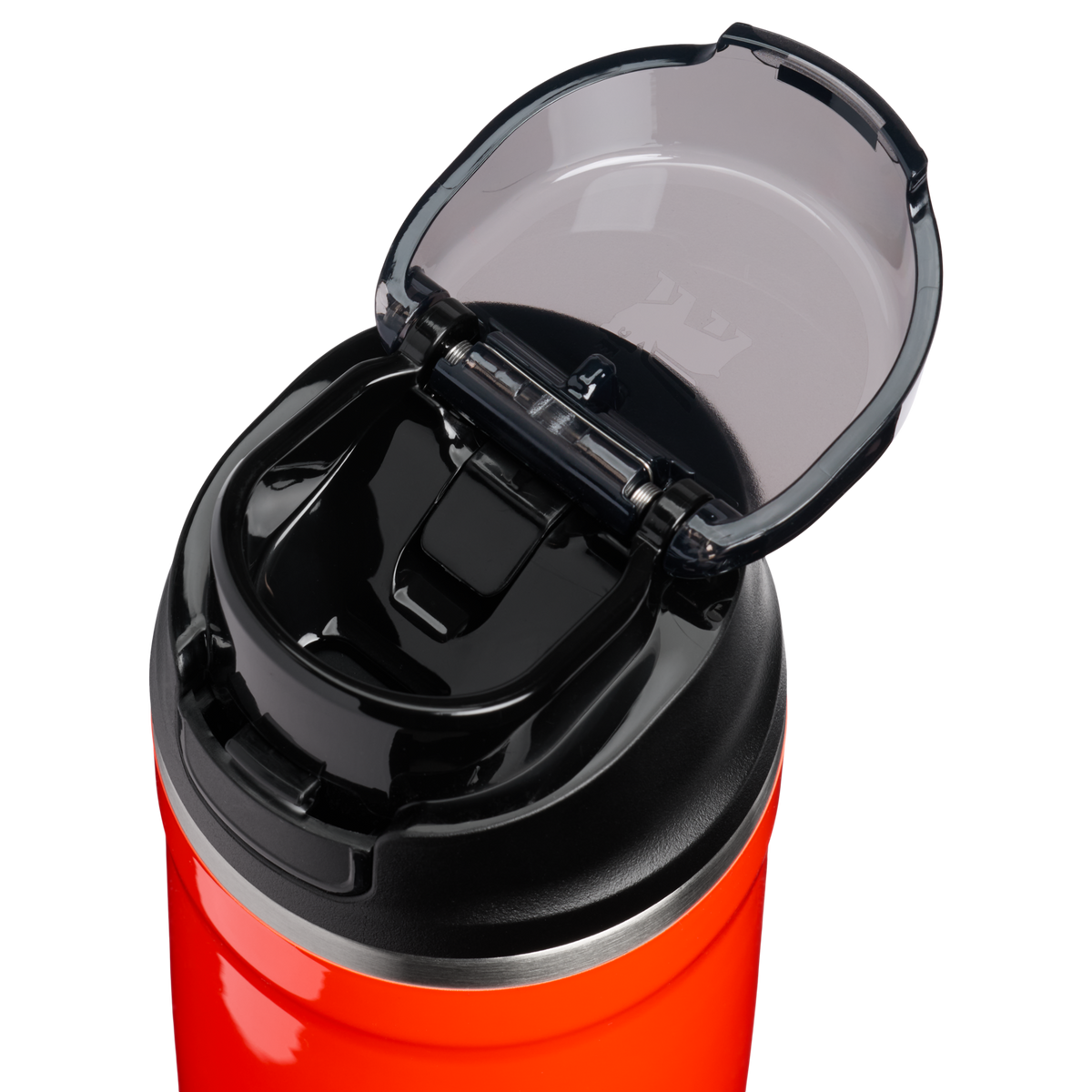 Stanley 1913 The District Pulse Mug 16 OZ 0.47 L in Blaze Orange | Lid Detailed View