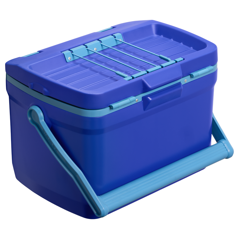Stanley 1913 Adventure Easy Carry Outdoor Cooler 16 QT 15.1 L in Cobalt | Back View