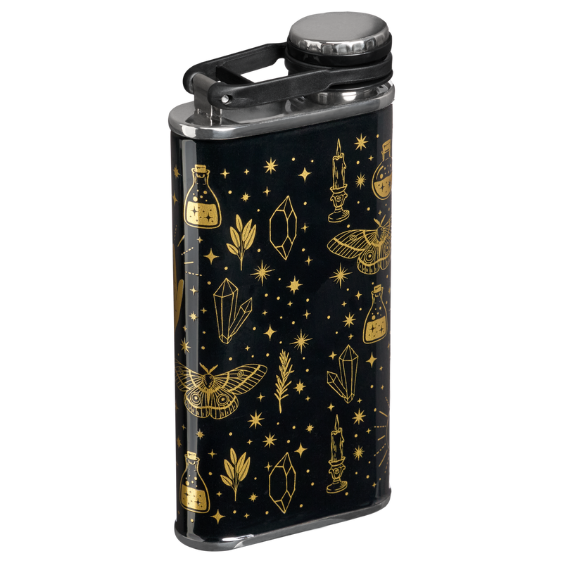 Stanley 1913 Halloween Easy-Fill Wide Mouth Flask 8 OZ 0.24 L in Black Magic | Back View