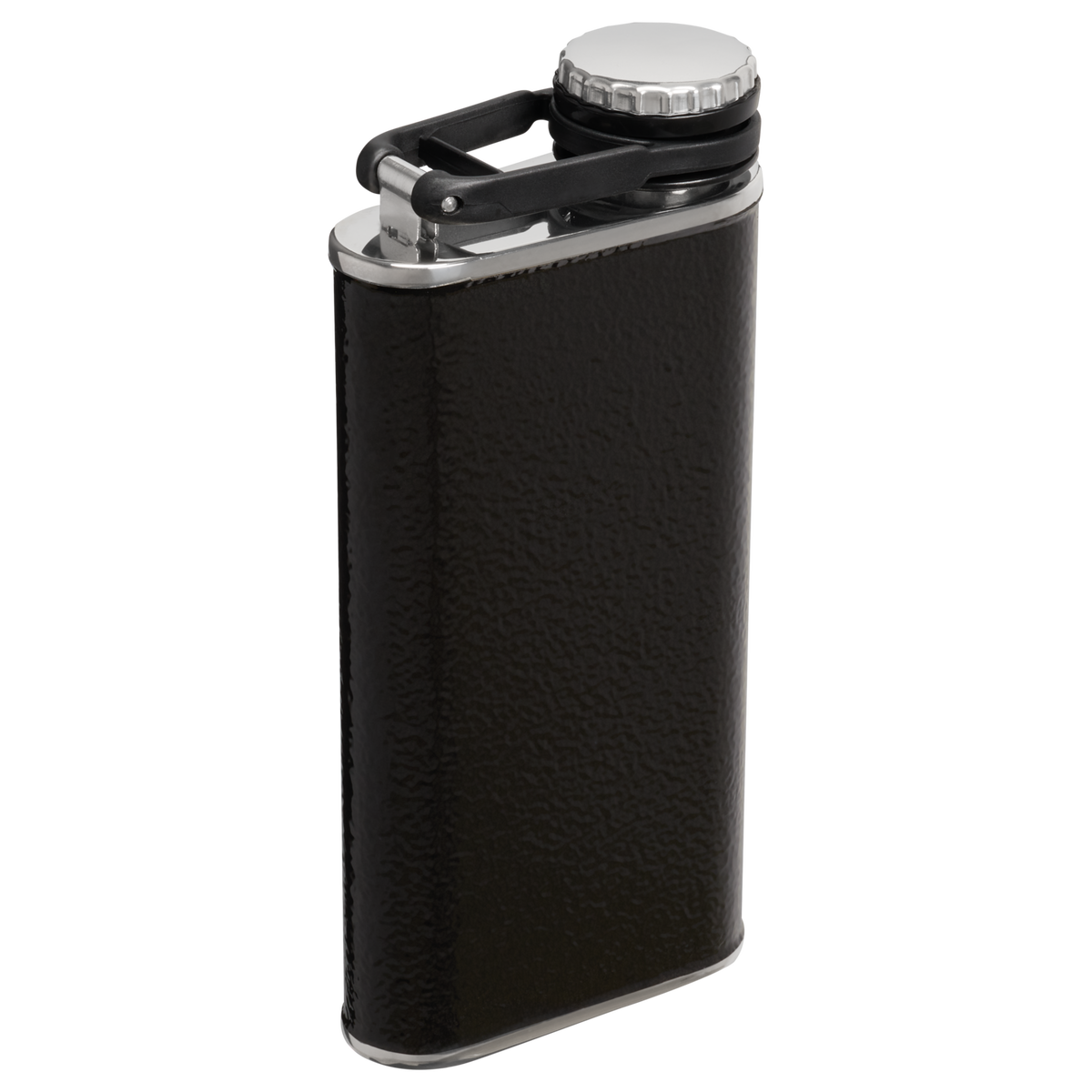 Stanley 1913 Classic Easy Fill Wide Mouth Flask 8 OZ 0.23 L in Hammertone Black | Front View