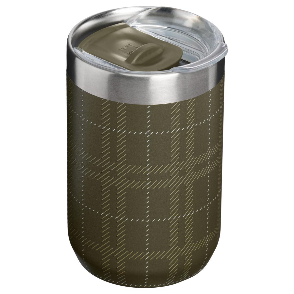 Stanley 1913 The Everyday Camp Cup 12 OZ 0.35 L in Peat Moss Plaid | Back View