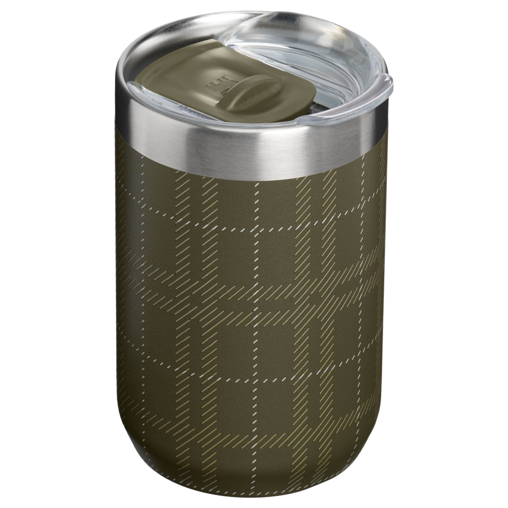 Stanley 1913 The Everyday Camp Cup 12 OZ 0.35 L in Peat Moss Plaid | Back View