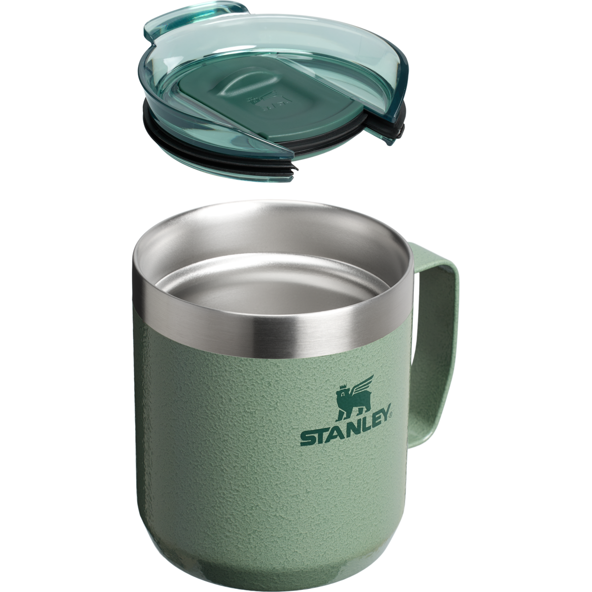 Stanley 1913 Classic Legendary Camp Mug 12 OZ 0.35 L - Stanley Create in Hammertone Green | Cross Section View