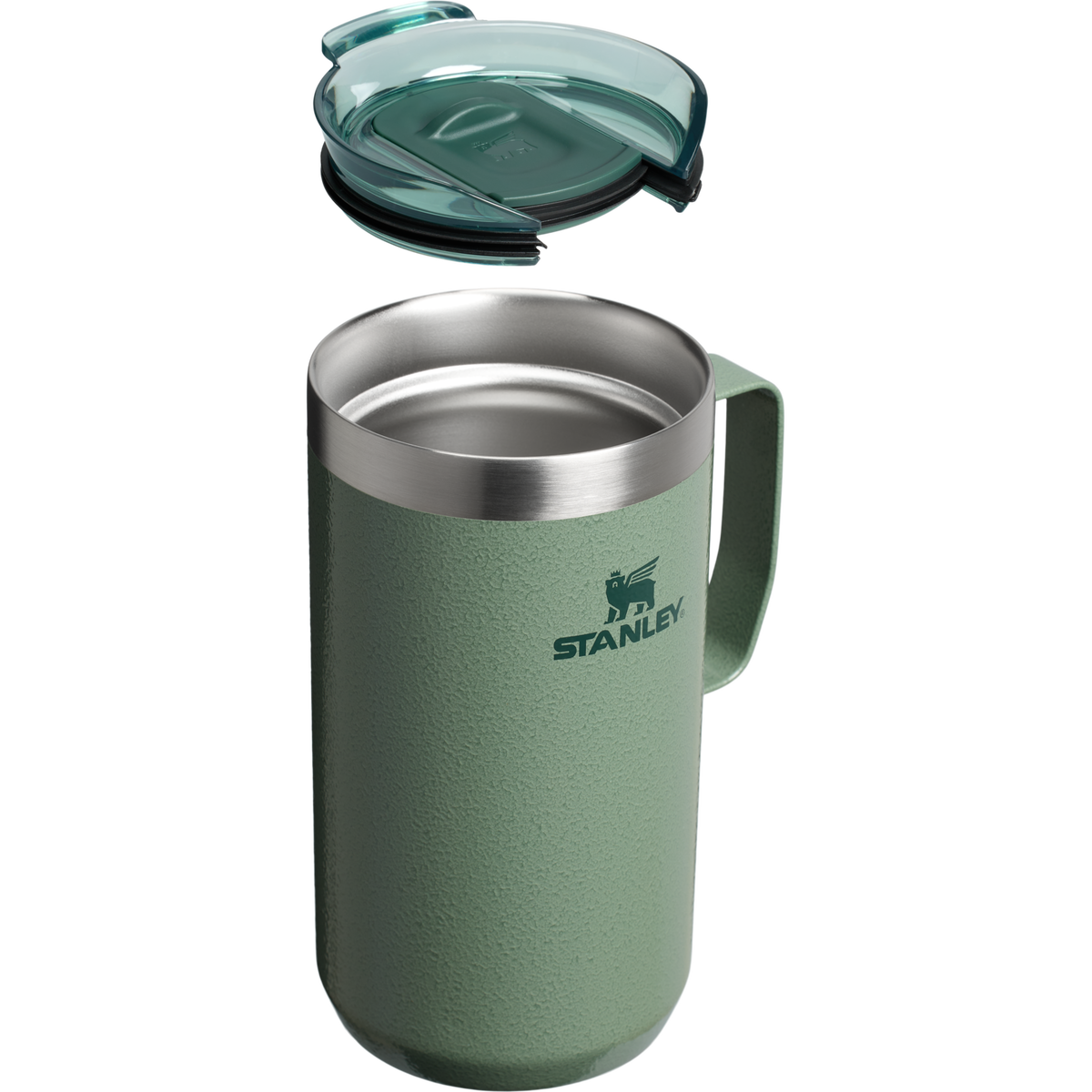 Stanley 1913 The Stay-Hot Camp Mug 24 OZ 0.71 L - Stanley Create in Hammertone Green | View 2