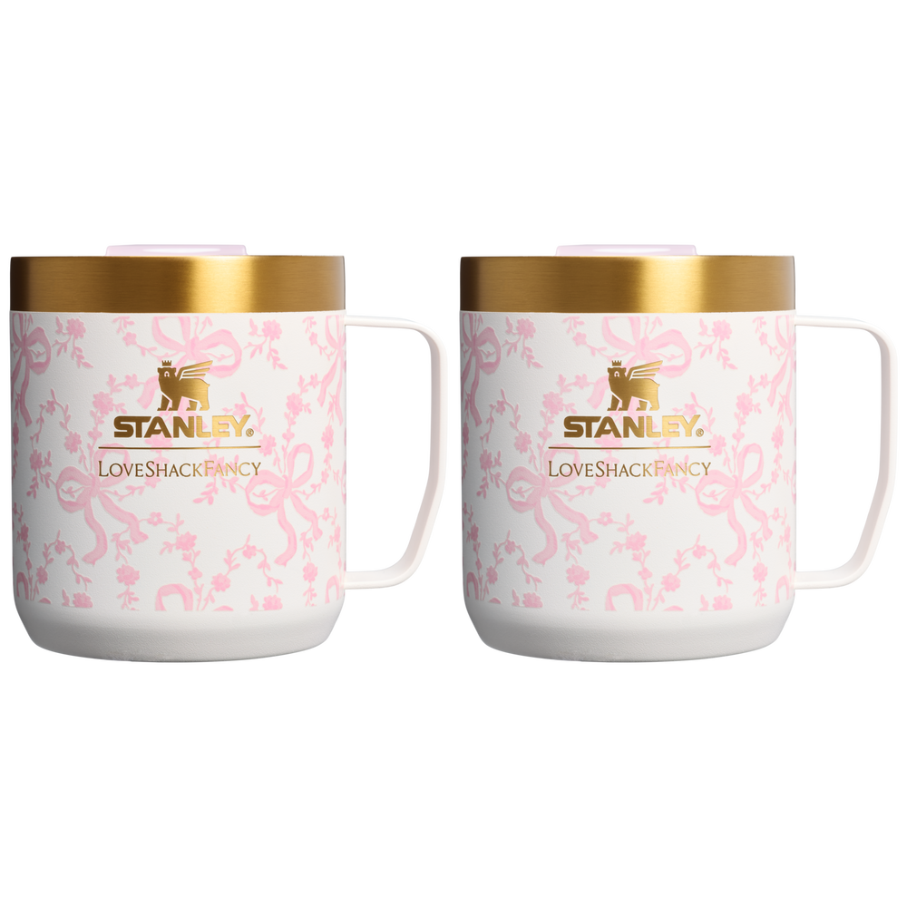 Stanley 1913 Stanley 1913 x LoveShackFancy Holiday The Everyday Cocoa Set in Coquette Bow Chantilly | View 5