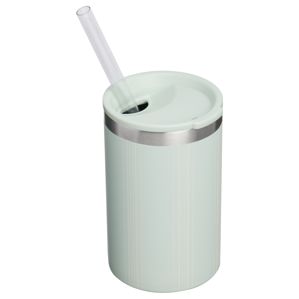 Stanley 1913 The Everyday Can Cooler Cup 10 OZ 0.30 L in Mist Picnic Stripe | Back View