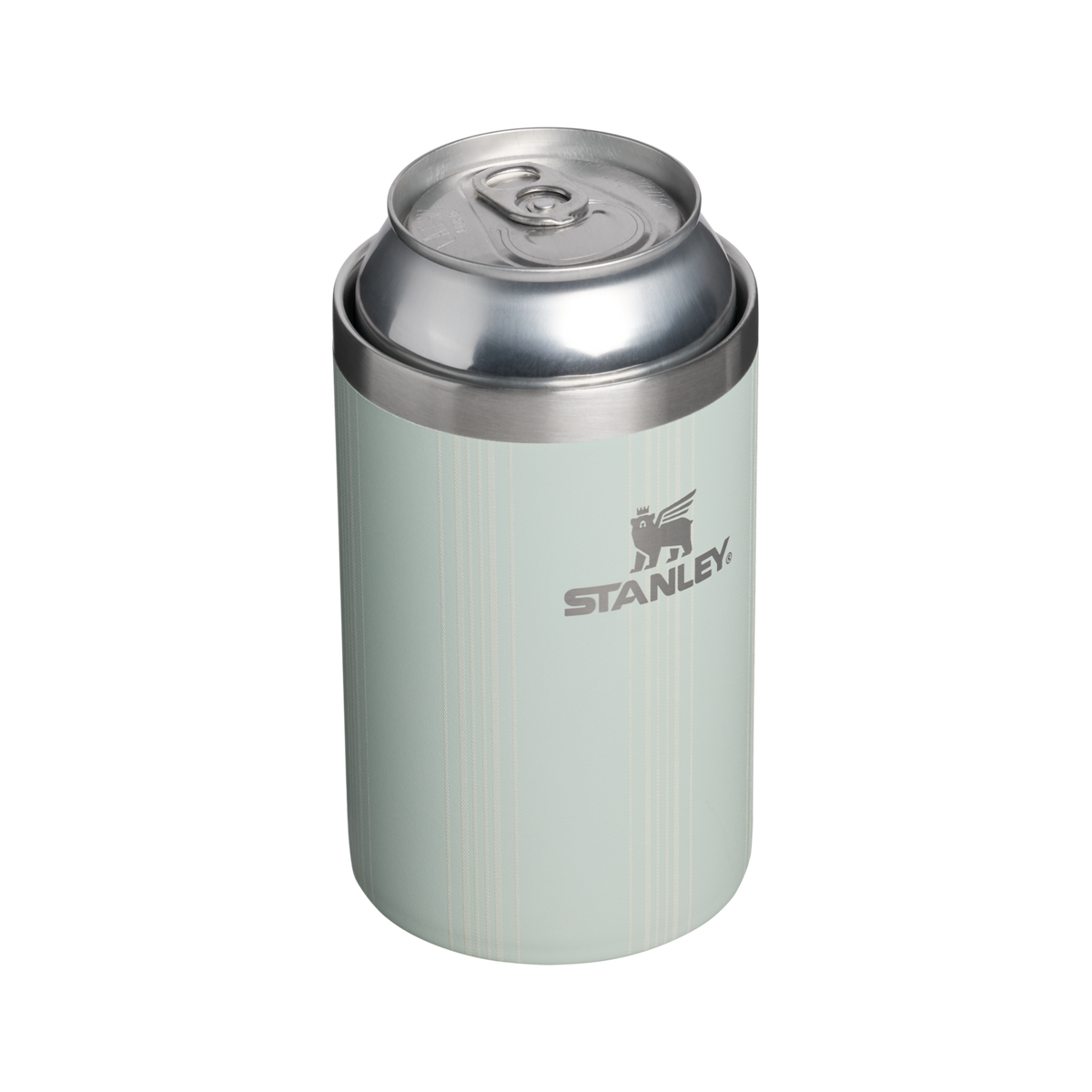 Stanley 1913 The Everyday Can Cooler Cup 10 OZ 0.30 L in Mist Picnic Stripe | Front View