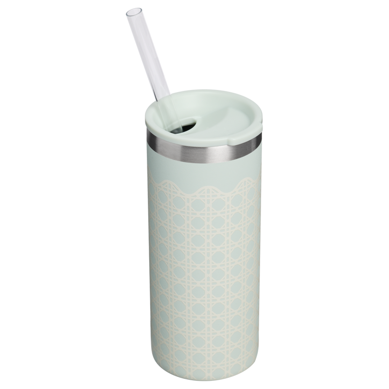 Stanley 1913 The Everyday Slim Can Cooler 10 OZ 0.30 L in Mist Rattan | Back View