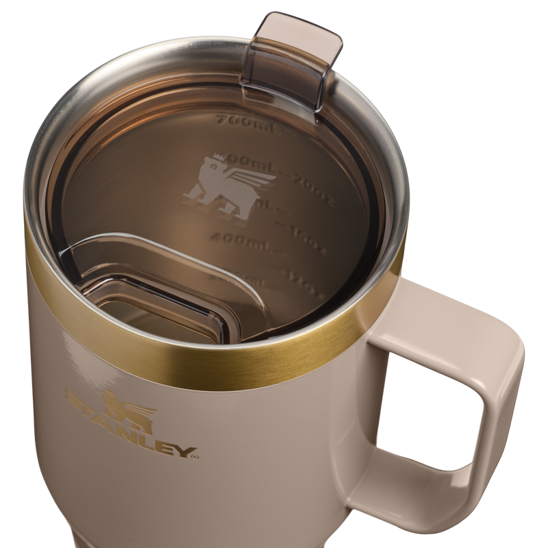 Stanley 1913 The Everyday Suburban Mug 24 OZ 0.71 L in Bedrock Gloss | Lid Detailed View