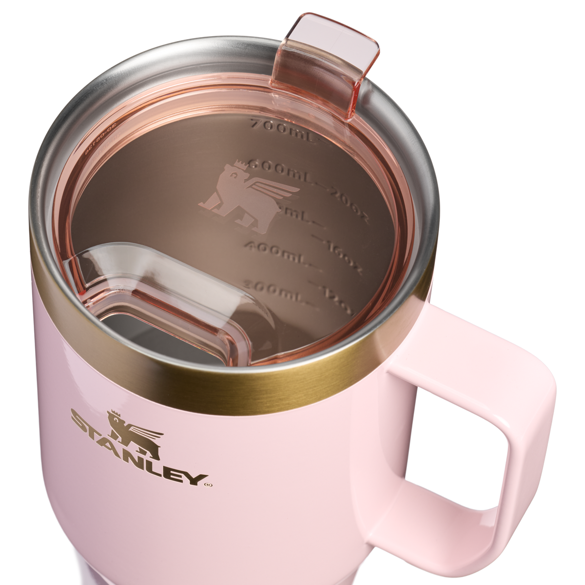 Stanley 1913 The Everyday Suburban Mug 24 OZ 0.71 L in Blossom Gloss | Lid Detailed View
