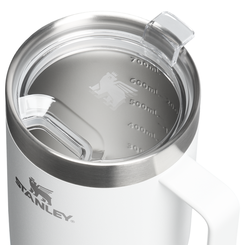Stanley 1913 The Everyday Suburban Mug 24 OZ 0.71 L in Frost | Lid Detailed View