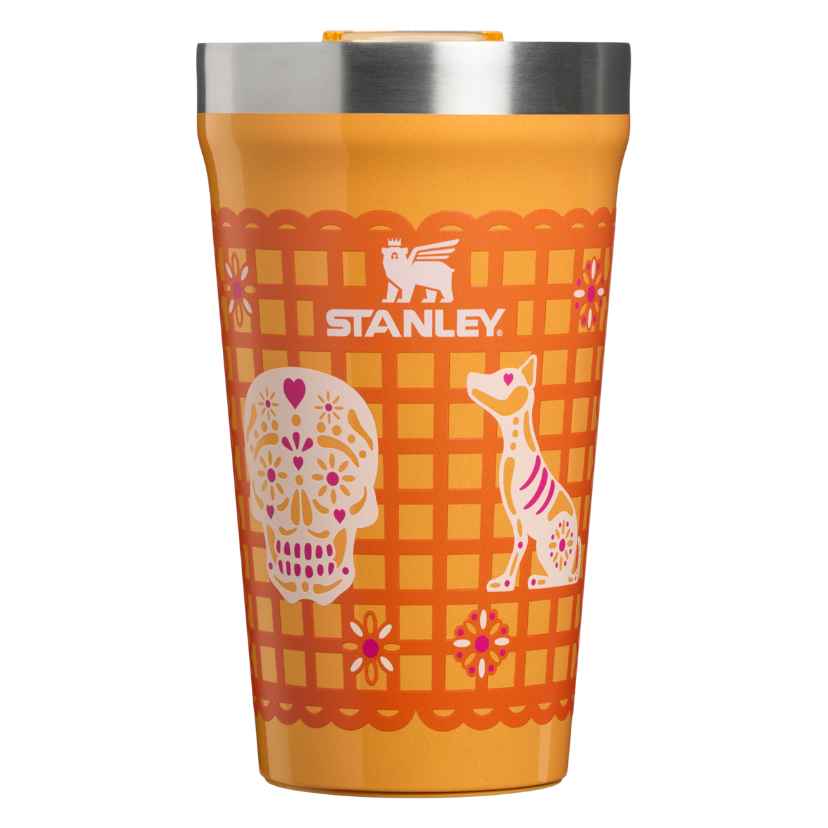 Stanley 1913 The Everyday Tumbler 16 OZ 0.47 L in Marigold Papel Picado | Front View