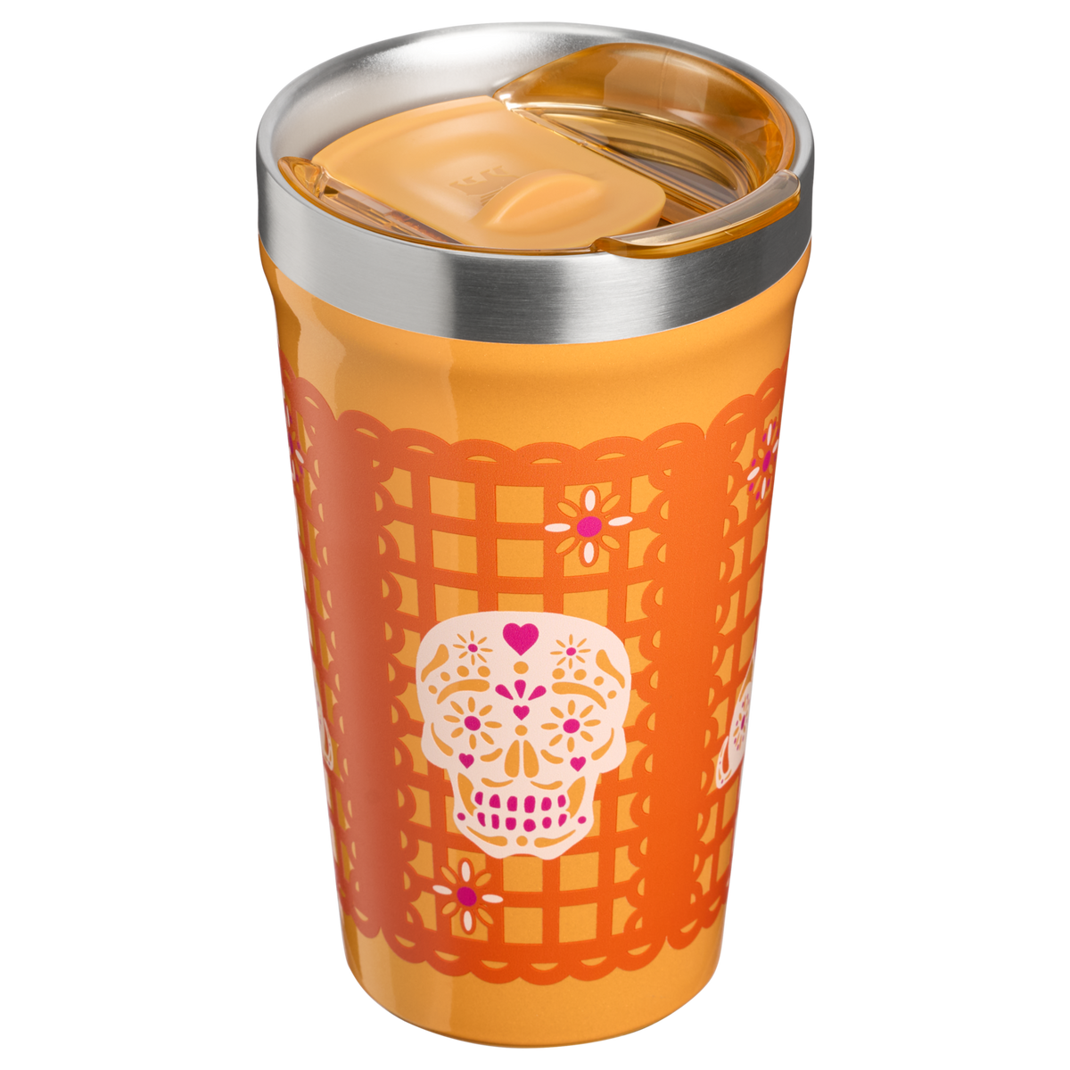 Stanley 1913 The Everyday Tumbler 16 OZ 0.47 L in Marigold Papel Picado | Back View
