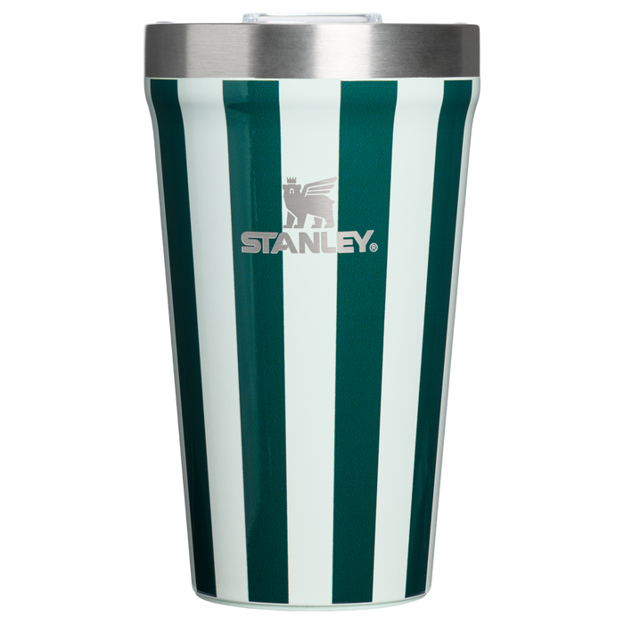 Stanley 1913 The Everyday Tumbler 16 OZ 0.47 L in Wintergreen Peppermint Stripe | Front View