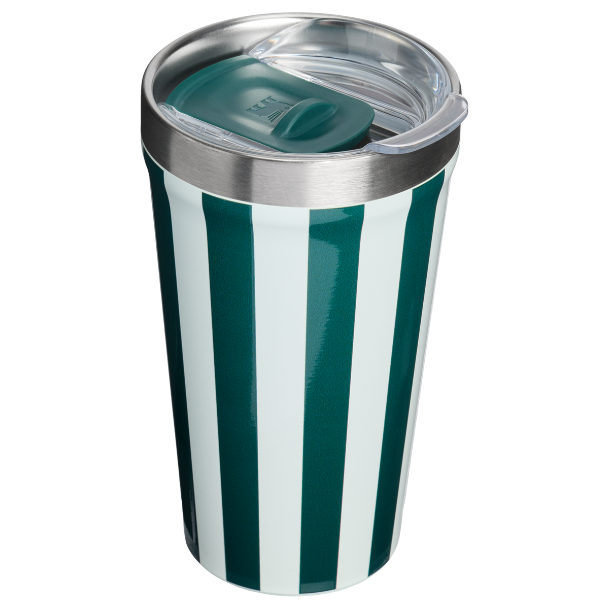 Stanley 1913 The Everyday Tumbler 16 OZ 0.47 L in Wintergreen Peppermint Stripe | Back View