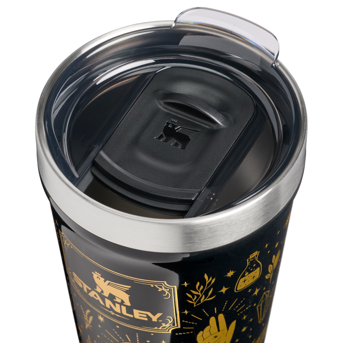 Stanley 1913 Halloween Everyday Tumbler 16 OZ 0.47 L in Black Magic | Lid Detailed View
