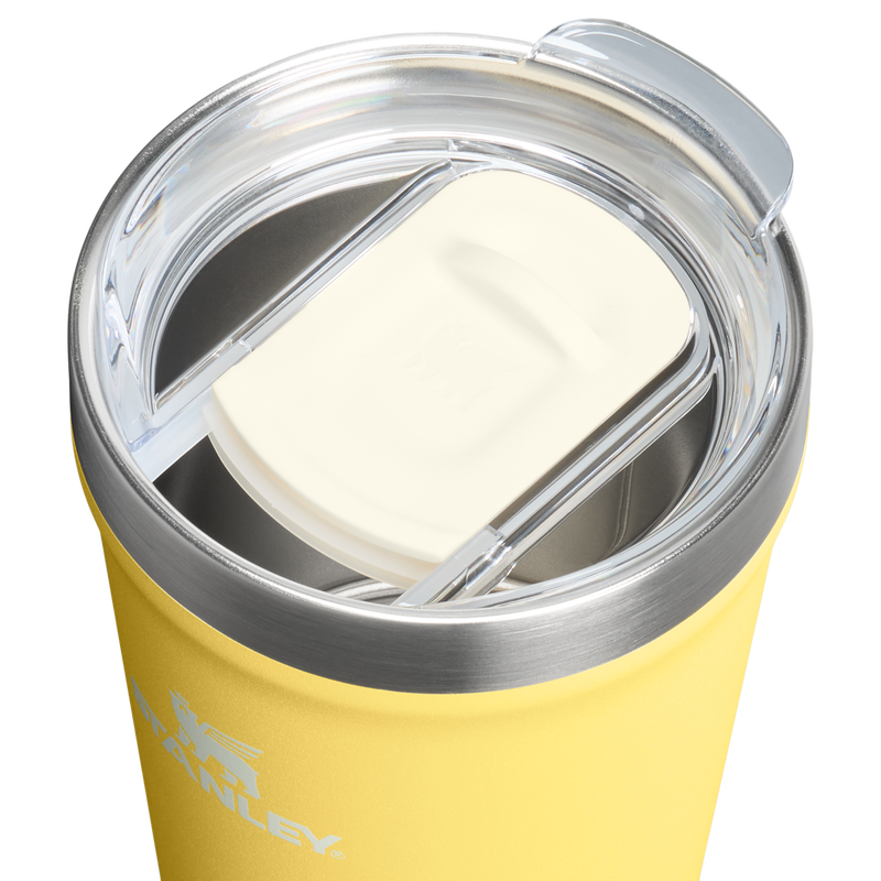 Stanley 1913 The Everyday Tumbler 16 OZ 0.47 L in Daffodil | Lid Detailed View