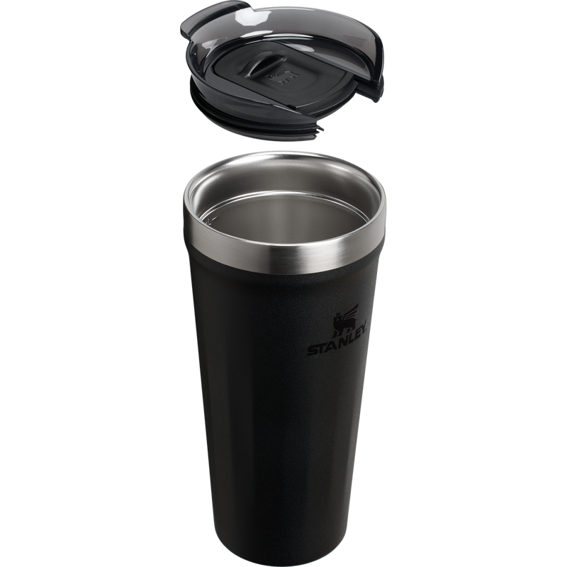 Stanley 1913 The Textured Everyday Tumbler 20 OZ 0.59 L in Black 2.0 | Cross Section View