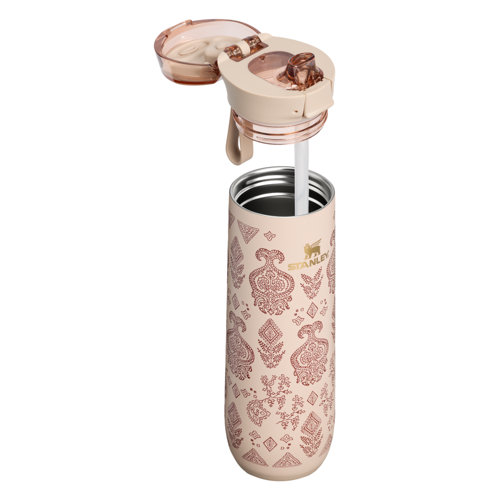 Stanley 1913 Stanley 1913 x Nest FlowState™ Spring Bottle 20 OZ 0.59 L in Deepa Brown Sugar | Cross Section View