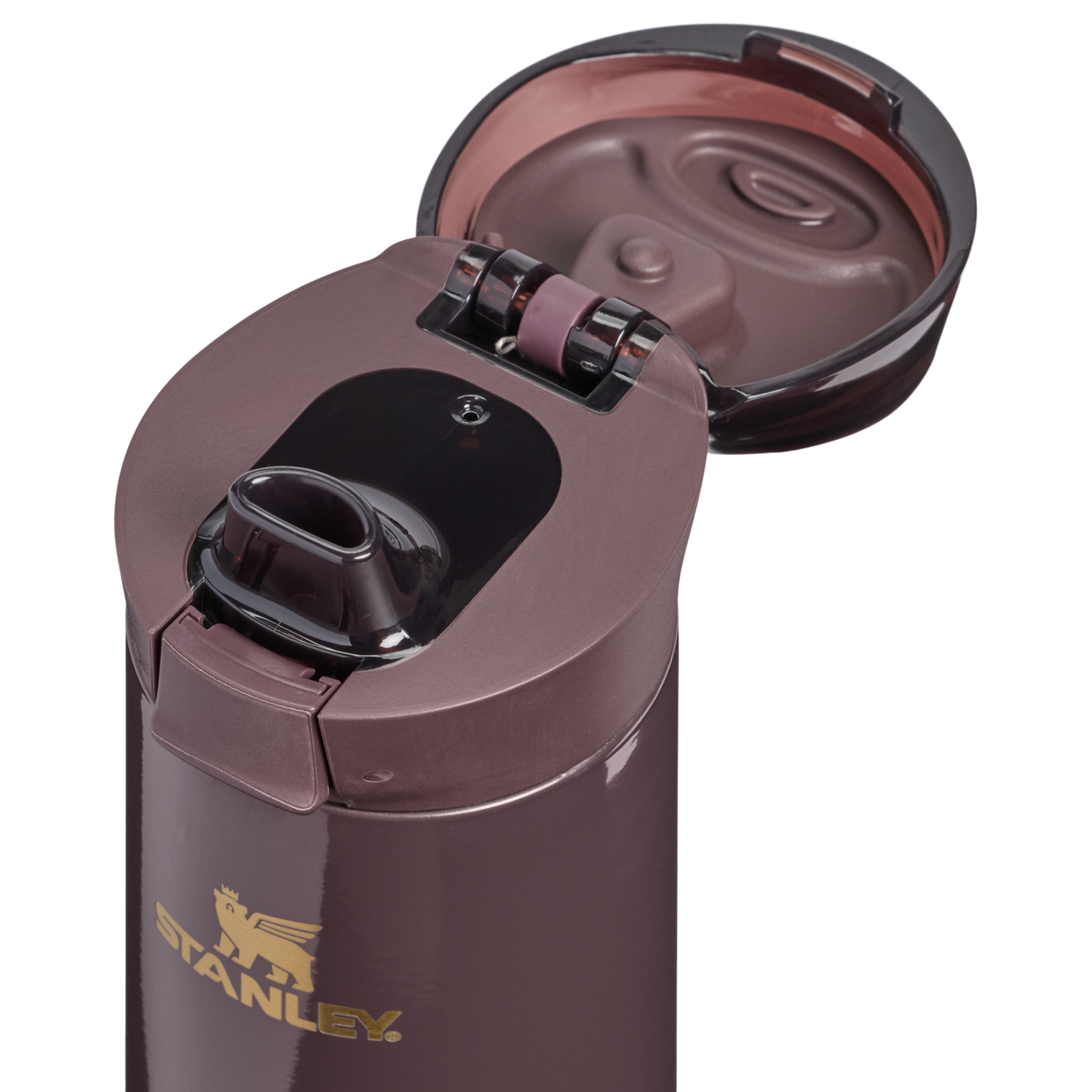 Stanley 1913 The Flowstate™ Spring Bottle 20 OZ 0.59 L in Fig Gloss | Lid Detailed View