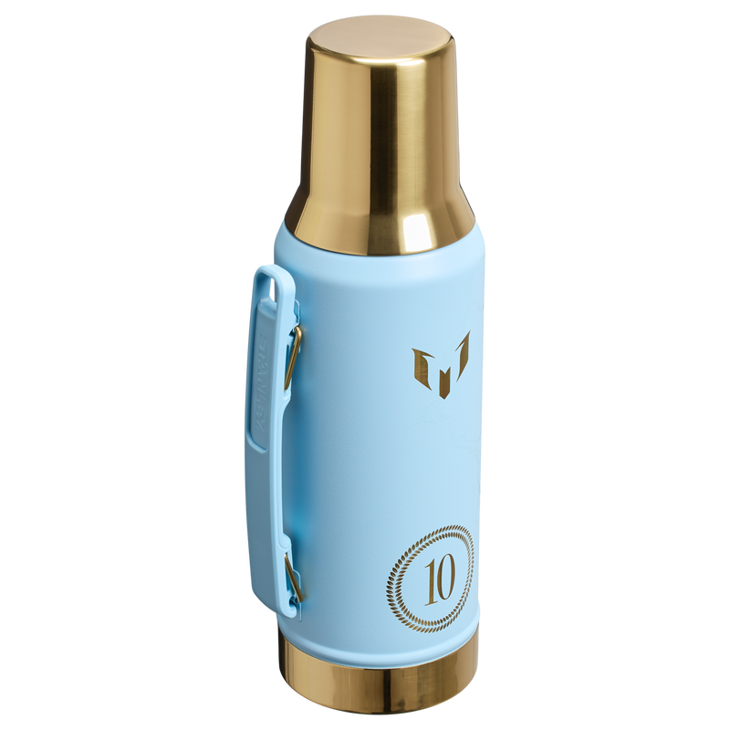 Stanley 1913 The Messi x Stanley High Precision Flow Mate System 1.3 QT in Messi Striker Blue | Back View