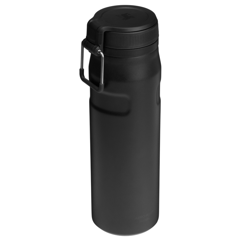 Stanley 1913 The IceFlow™ Bottle with Twist Flip Lid 24 OZ .70 L in Black 2.0 | Back View