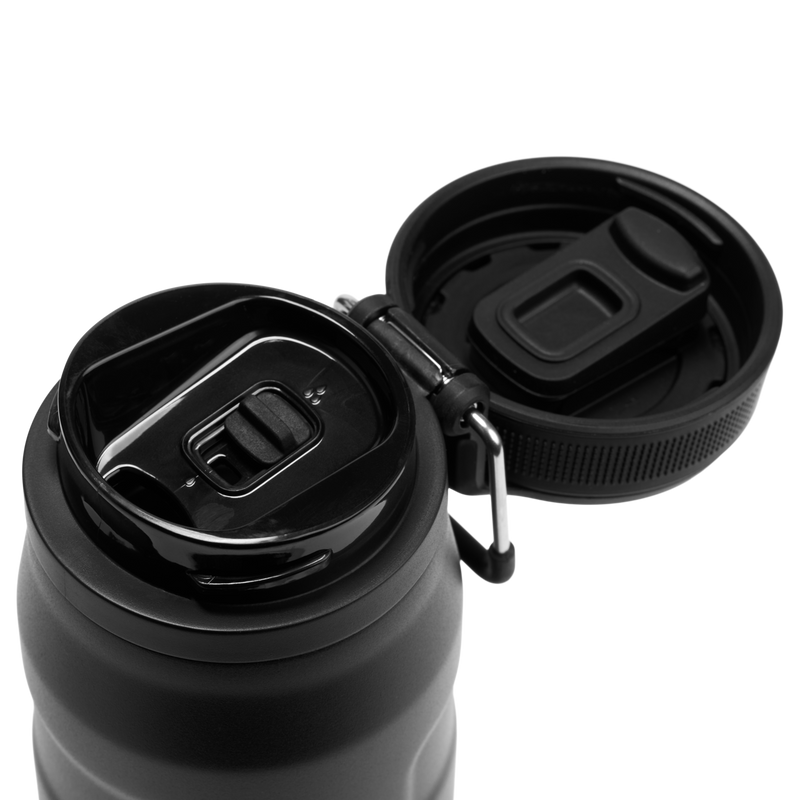 Stanley 1913 The IceFlow™ Bottle with Twist Flip Lid 24 OZ .70 L in Black 2.0 | Lid Detailed View