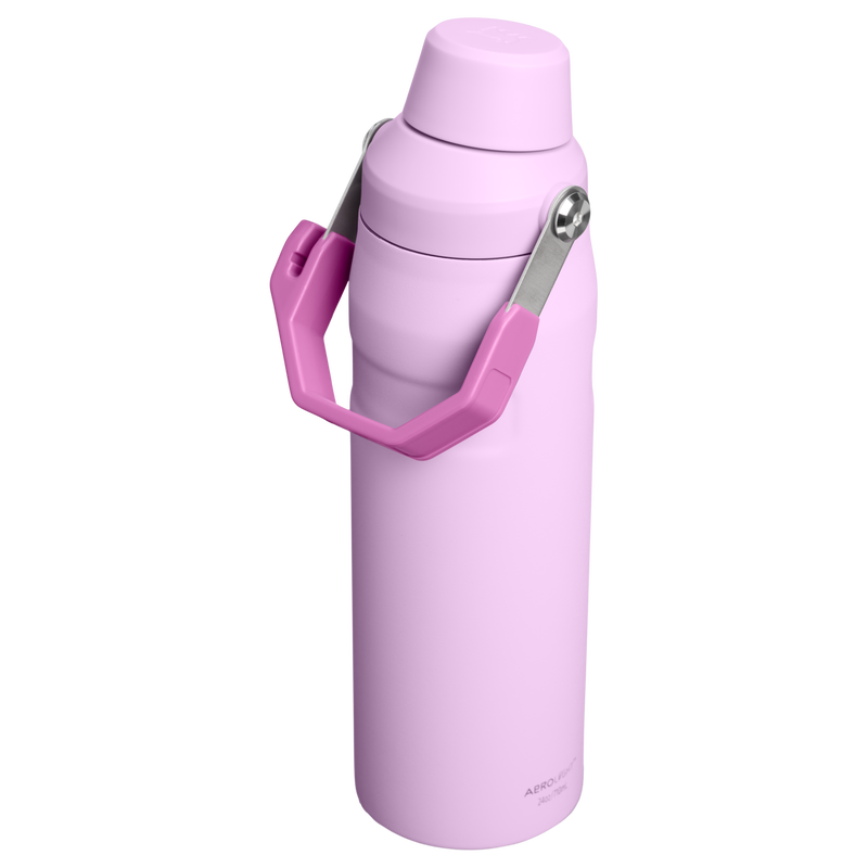 Stanley 1913 IceFlow™ Bottle with Fast Flow Lid 24 OZ 0.71 L in Soft Orchid | Back View