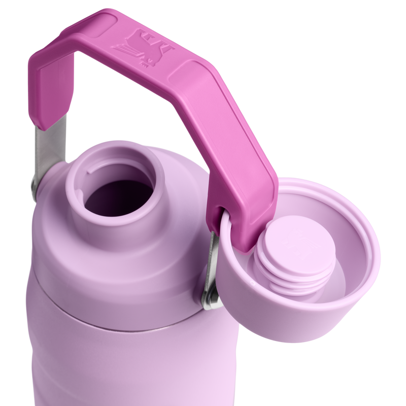 Stanley 1913 IceFlow™ Bottle with Fast Flow Lid 24 OZ 0.71 L in Soft Orchid | Lid Detailed View