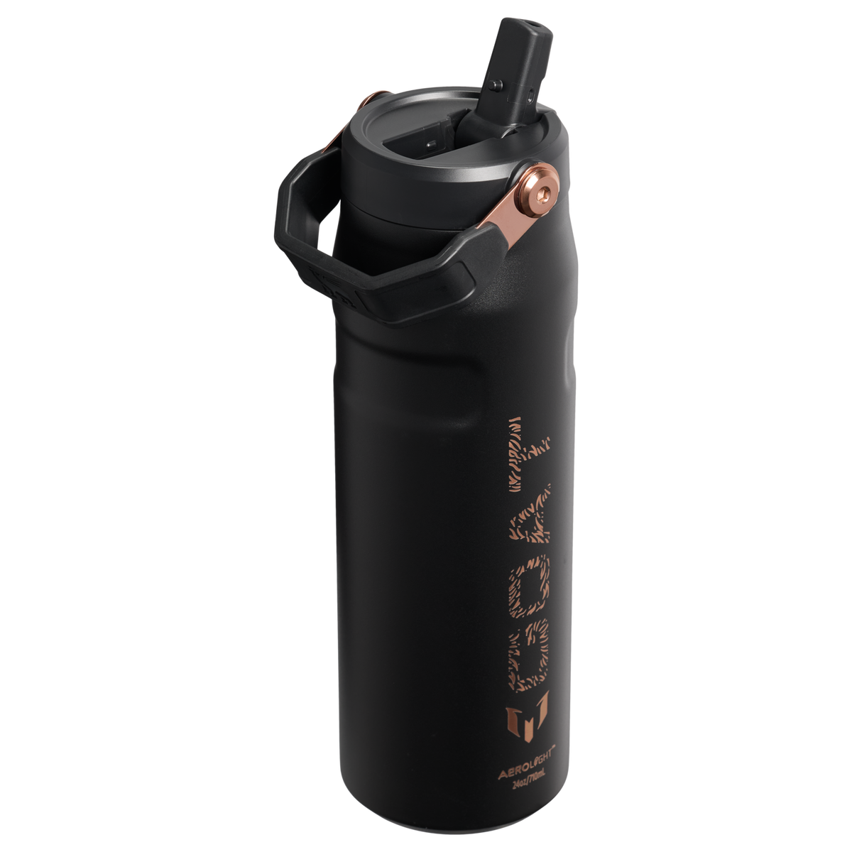 The Messi x Stanley IceFlow™ Bottle with Flip Straw Lid | 24 OZ The Messi x Stanley IceFlow™ Bottle with Flip Straw Lid | 24 OZ