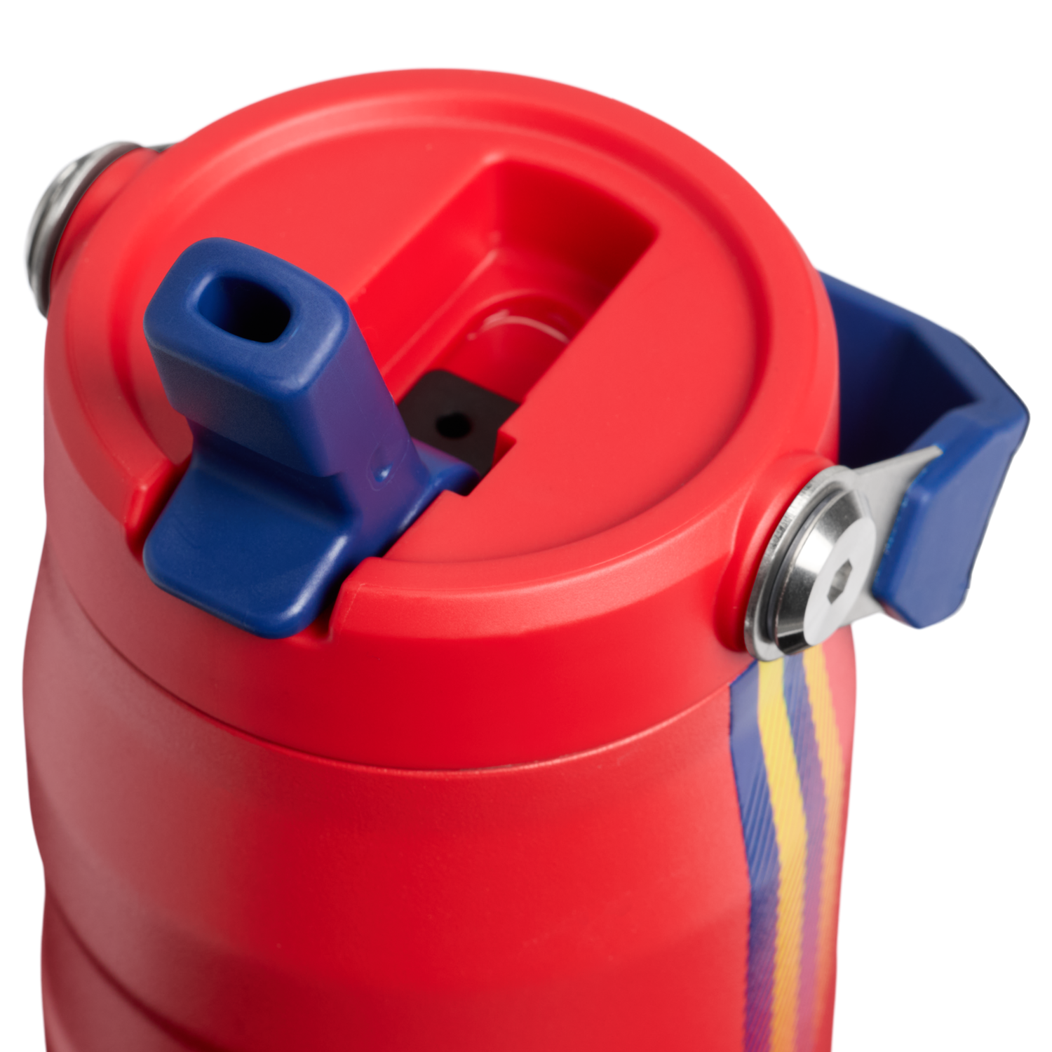 Stanley 1913 Country Collection IceFlow™ Aerolight Flip Straw Bottle 24 OZ 0.71 L in Team Red Dark Blue | View 3