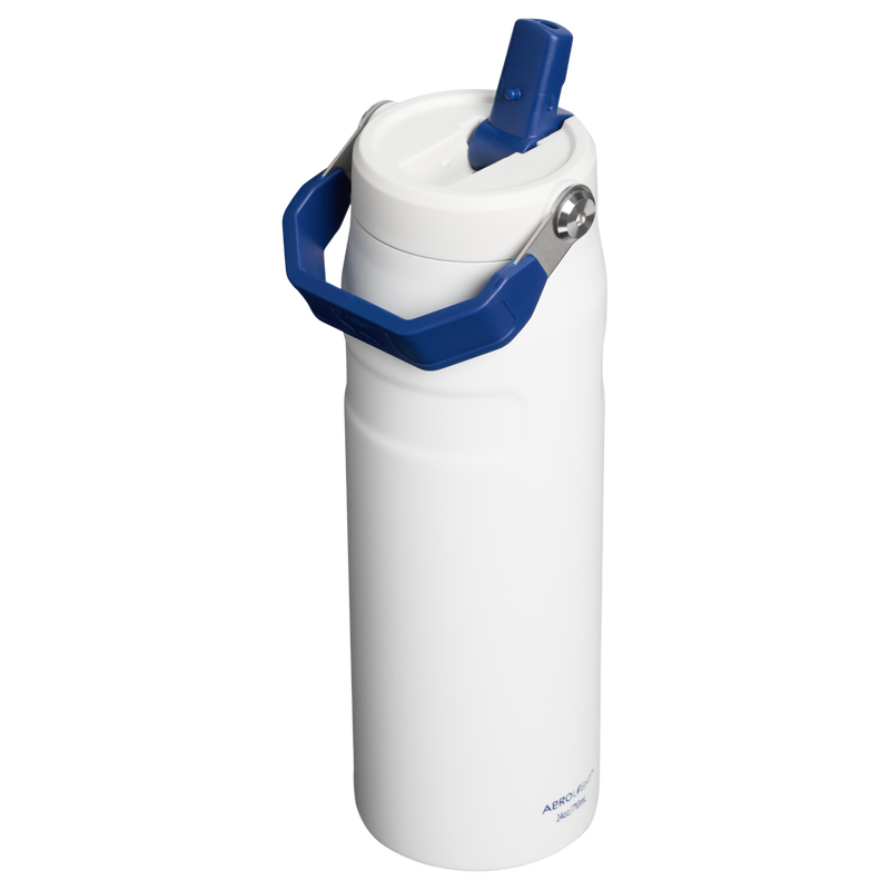 Stanley 1913 Country Collection IceFlow™ Aerolight Flip Straw Bottle 24 OZ 0.71 L in Team White Dark Blue | Back View