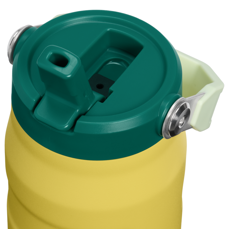 Stanley 1913 The IceFlow™ Bottle with Flip Straw Lid 24 OZ 0.71 L - Stanley Create in Daffodil Emerald | Lid Detailed View