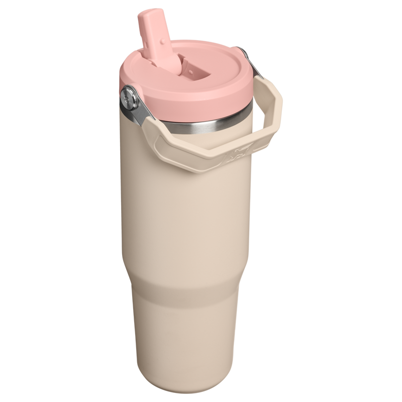 Stanley 1913 The IceFlow™ Flip Straw Tumbler 30 OZ 0.89 L in Champagne | Back View