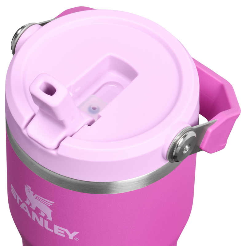Stanley 1913 The IceFlow™ Flip Straw Tumbler 14 OZ 0.41 L in Dark Blossom | Lid Detailed View