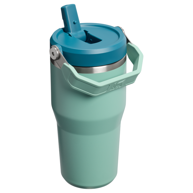 Stanley 1913 The IceFlow Flip Straw Tumbler 20 OZ 0.59 L in Spring Green | Back View