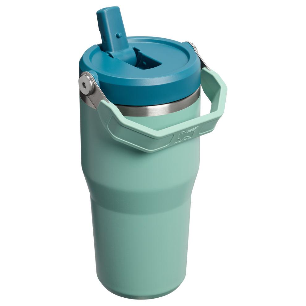 Stanley 1913 The IceFlow Flip Straw Tumbler 20 OZ 0.59 L in Spring Green | Back View
