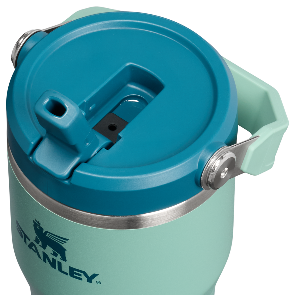 Stanley 1913 The IceFlow Flip Straw Tumbler 20 OZ 0.59 L in Spring Green | Lid Detailed View