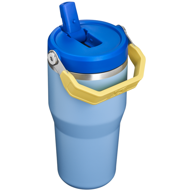 Stanley 1913 The IceFlow™ Flip Straw Tumbler 20 OZ 0.59 L in Cornflower Admiral Blue | Back View