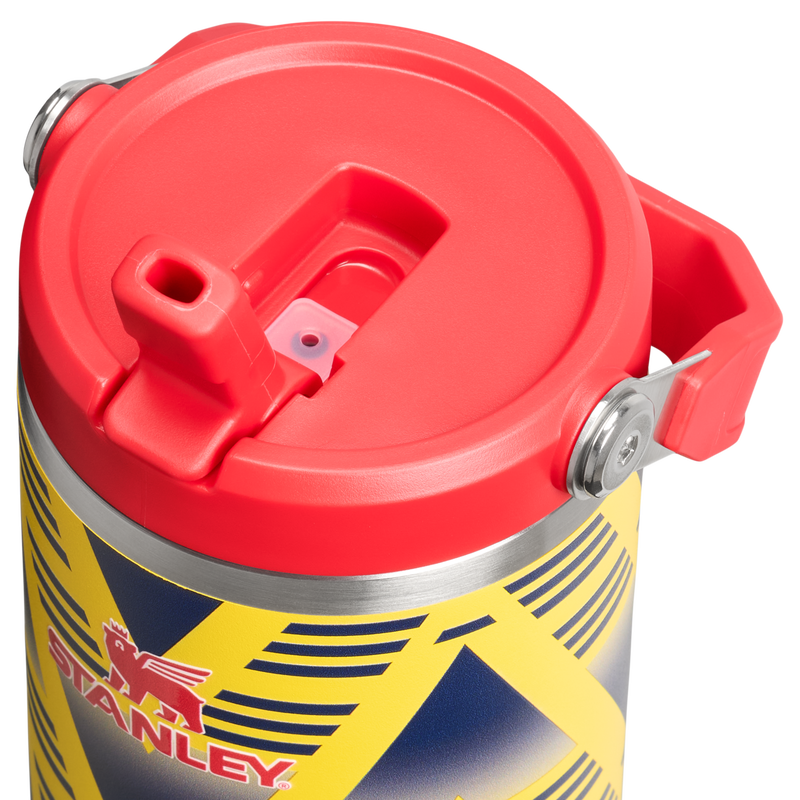 Stanley 1913 Stanley 1913 x Arsenal IceFlow™ Flip Straw Tumbler 30 OZ 0.89 L in Bruised Banana | Lid Detailed View