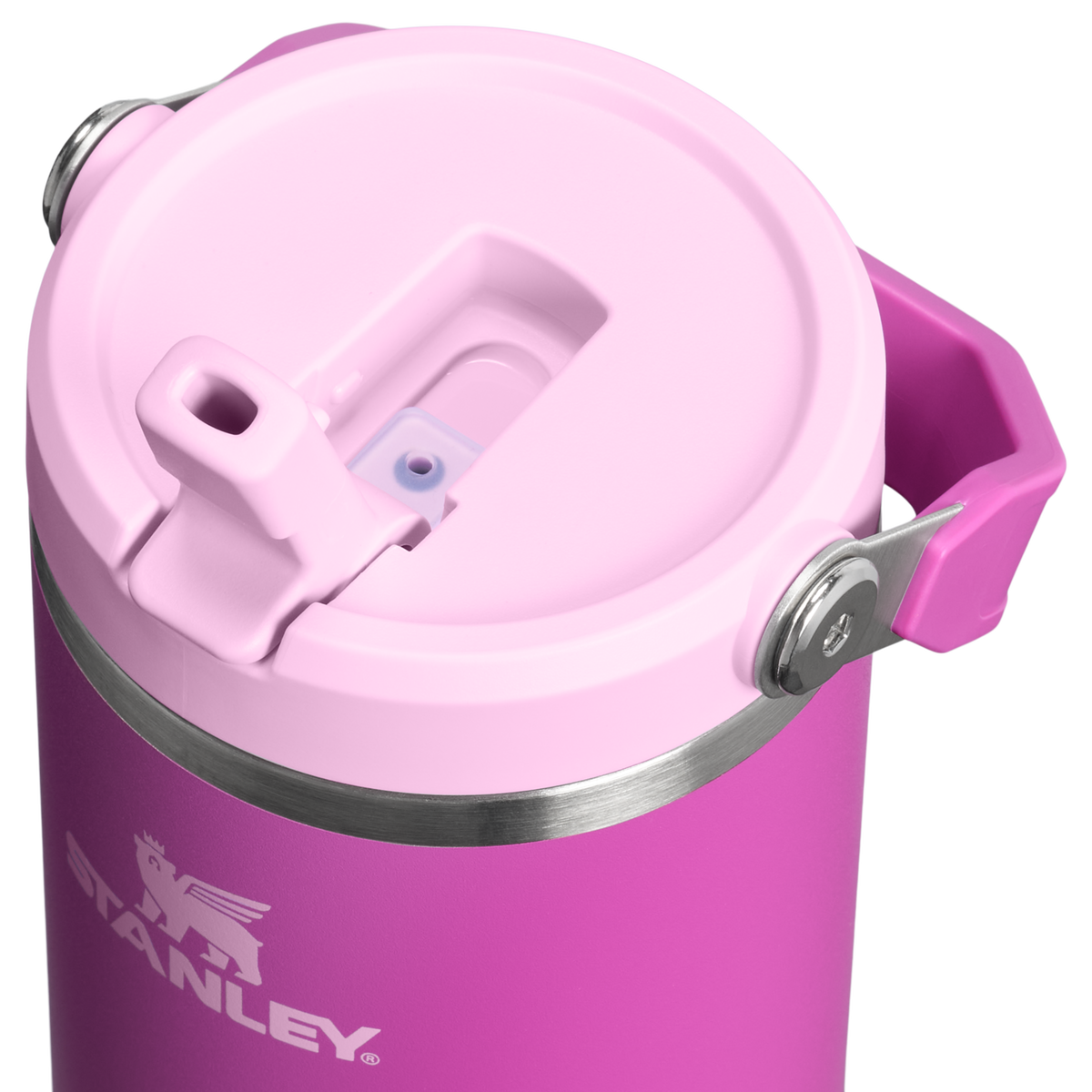 Stanley 1913 The IceFlow™ Flip Straw Tumbler 30 OZ 0.89 L in Dark Blossom | Lid Detailed View