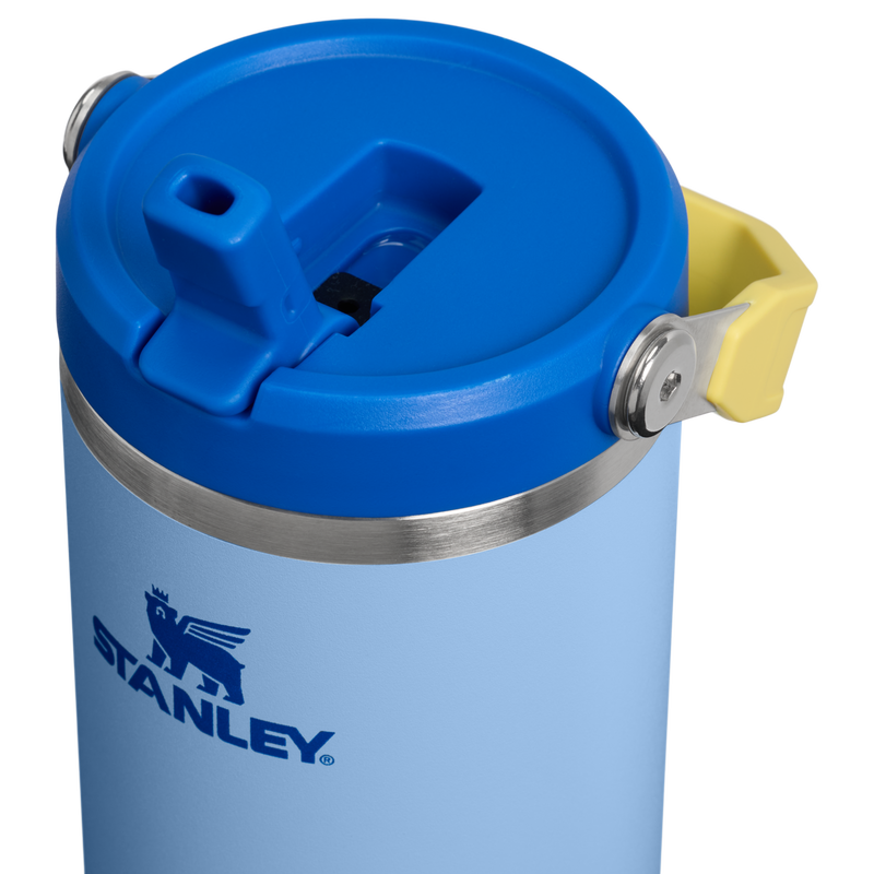 Stanley 1913 The IceFlow™ Flip Straw Tumbler 30 OZ 0.89 L in Cornflower Admiral Blue | Lid Detailed View