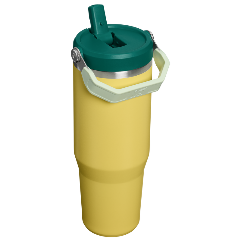 Stanley 1913 The IceFlow™ Flip Straw Tumbler 30 OZ 0.89 L - Stanley Create in Daffodil Emerald | Back View