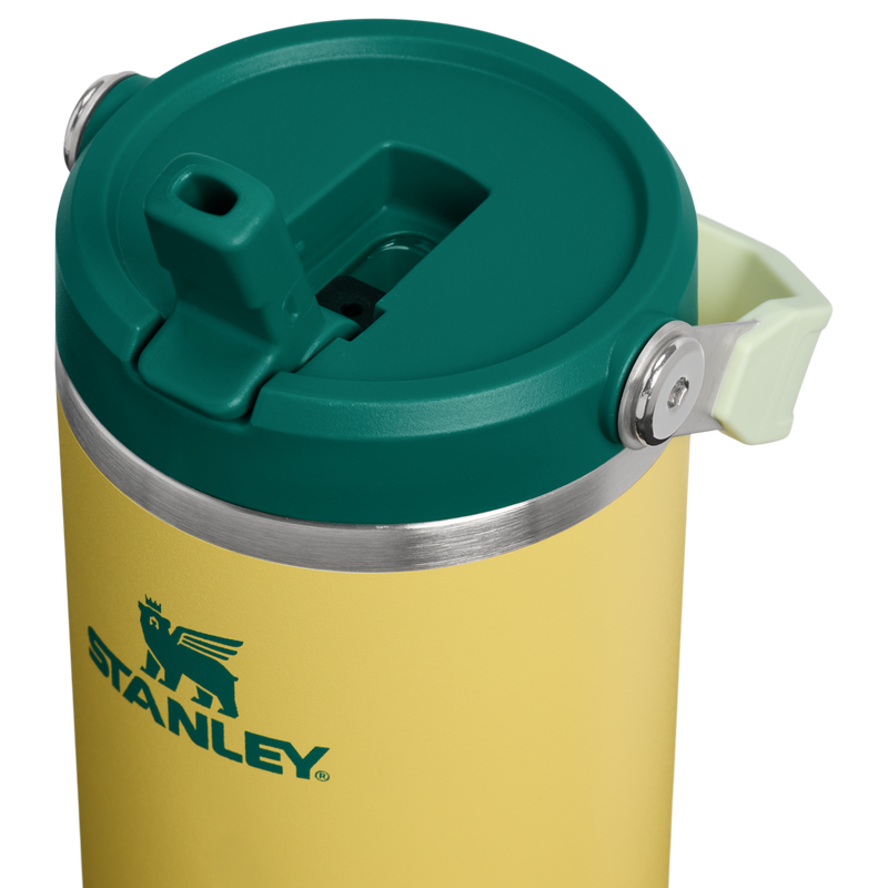 Stanley 1913 The IceFlow™ Flip Straw Tumbler 30 OZ 0.89 L - Stanley Create in Daffodil Emerald | Lid Detailed View