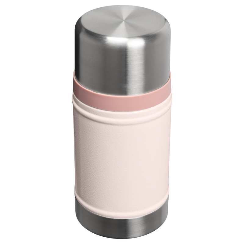Stanley 1913 Classic Legendary Food Jar 24 OZ 0.71 L in Hammertone Rose Quartz | Back View