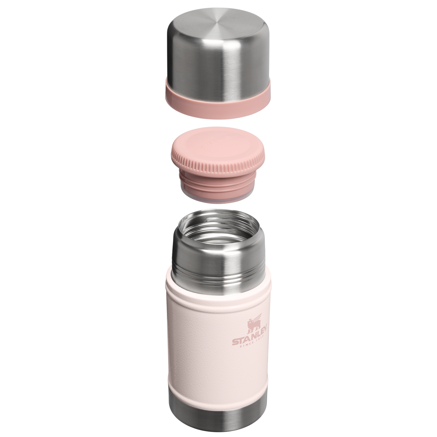 Stanley 1913 Classic Legendary Food Jar 24 OZ 0.7 L - Stanley Create in Hammertone Rose Quartz | View 2