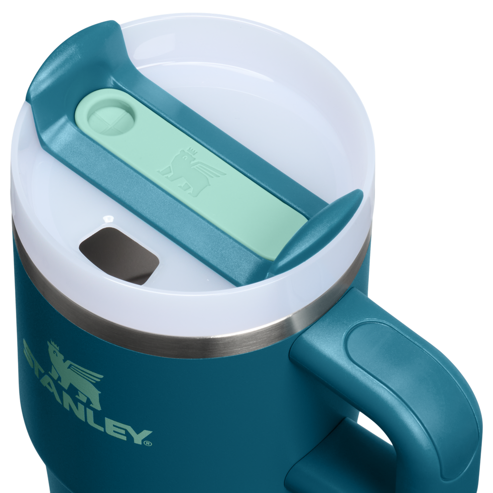 Stanley 1913 The Quencher H2.O FlowState™ Tumbler 20 OZ 0.59 L in Coastal Teal | Lid Detailed View