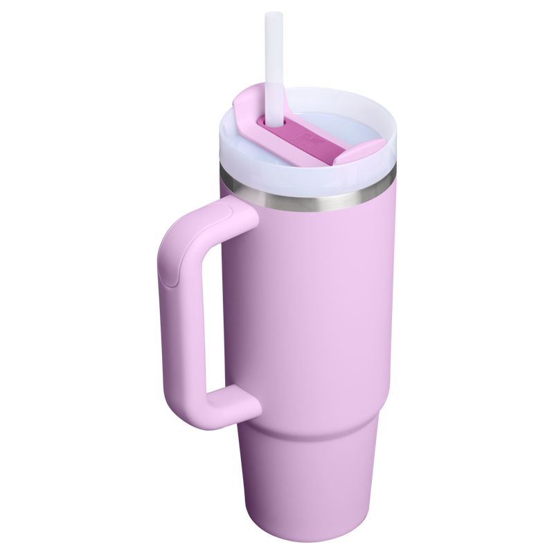 Stanley 1913 The Quencher H2.0 FlowState™ Tumbler 30 OZ 0.89 L in Soft Orchid | Back View