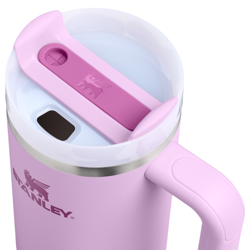 Stanley 1913 The Quencher H2.0 FlowState™ Tumbler 30 OZ 0.89 L in Soft Orchid | Lid Detailed View