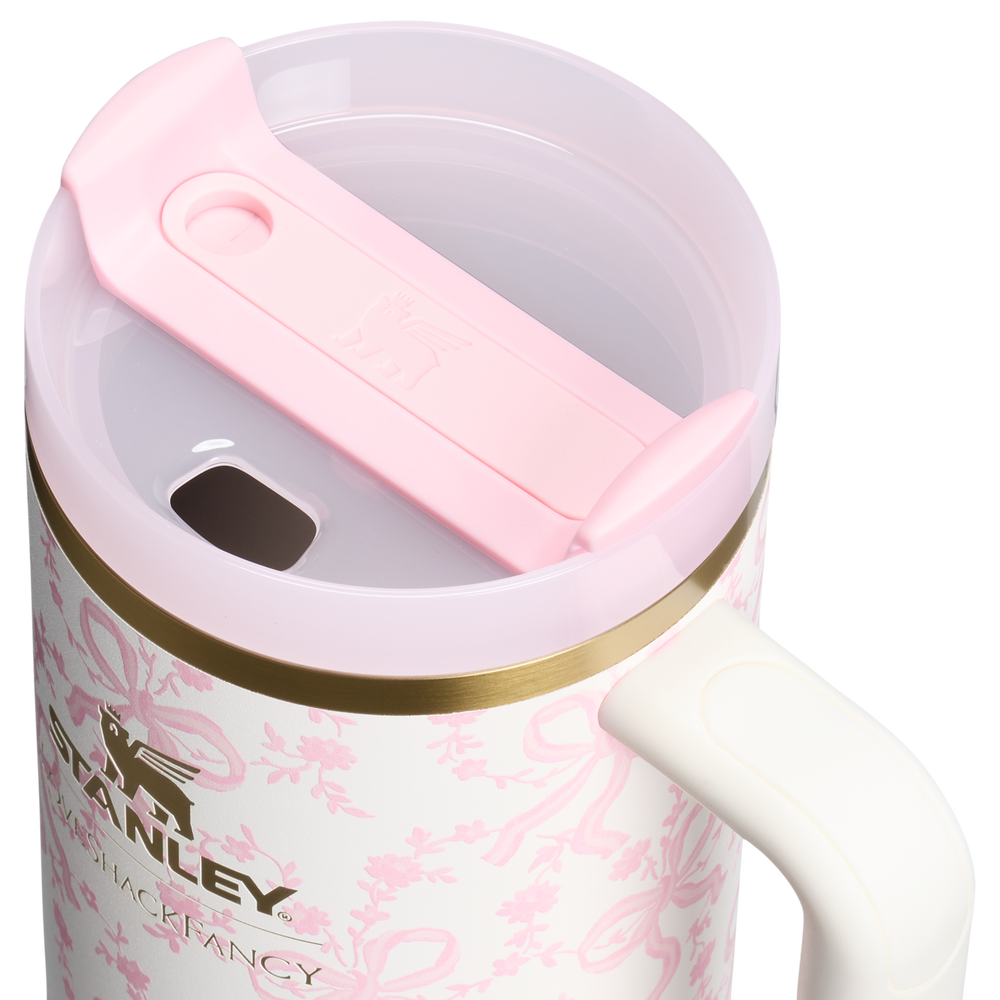 Stanley 1913 Stanley 1913 x LoveShackFancy Holiday Quencher® H2.0  Flowstate™ Tumbler in Coquette Bow Chantilly | View 3